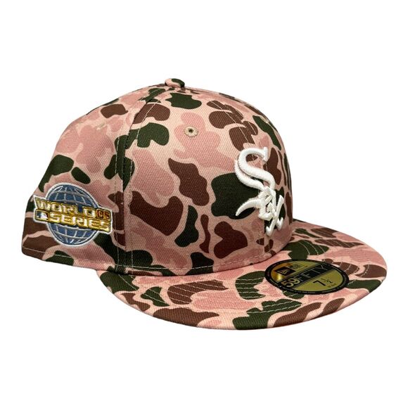 New Era 59Fifty Fitted Hat Chicago White Sox Duck Camouflage Men's Sz 7-1/2 - Picture 7 of 9